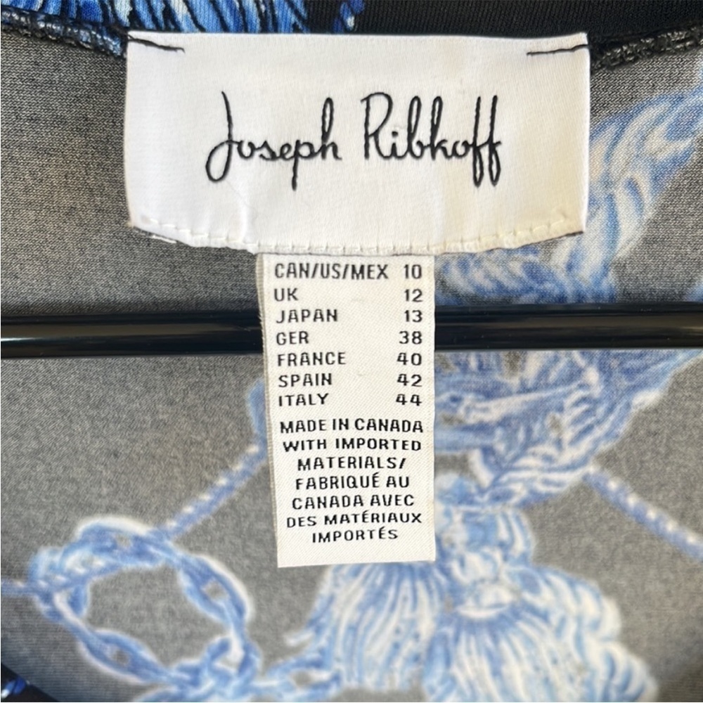 EUC Joseph Ribkoff Chain Print Top - Picture 6 of 7